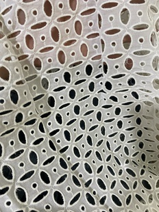 包邮 一米价30元 5G0291宽1.4米全棉府绸绣花布料满绣