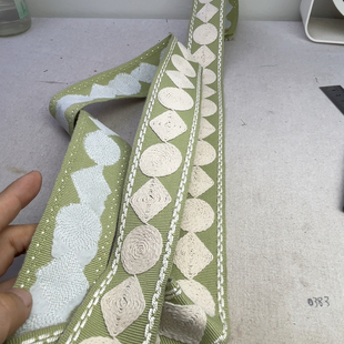 半斤30元 15O0117加厚提花刺繡民族風橫紋織帶復古風寬4.5厘米 包郵