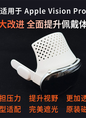 Vision Pro减压套装精英头带完美遮光减重眼罩遮光透气头戴半盔