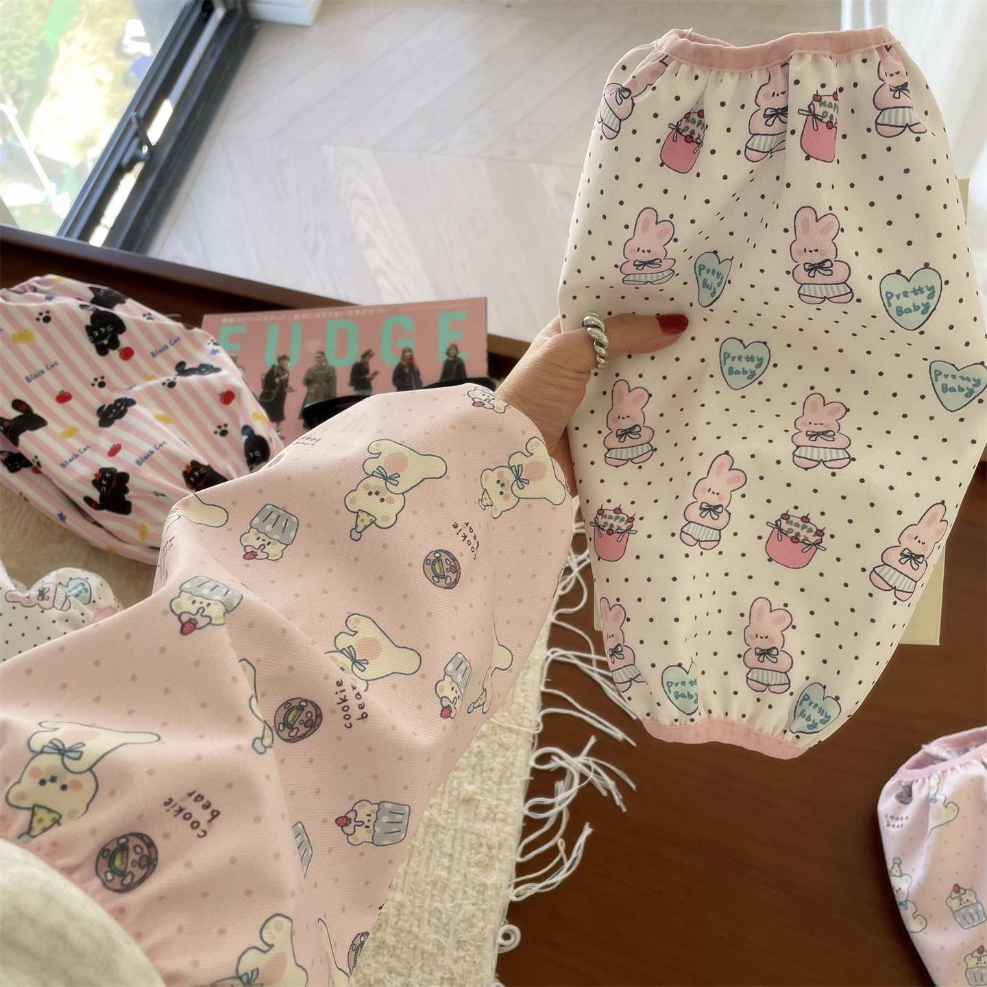 衣服外套袖子防污防水防脏袖套女