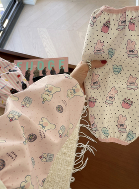 可爱卡通小熊波点袖套成人学生秋冬防水防脏耐磨衣服外套女士套袖