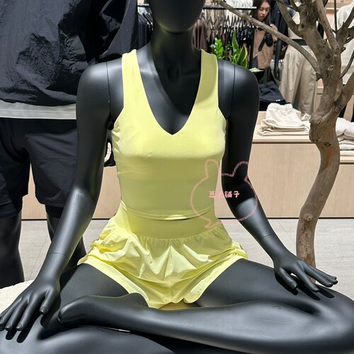 ALO韩国直邮正品瑜伽服套装背心短裤正品代购时尚瑜伽背心