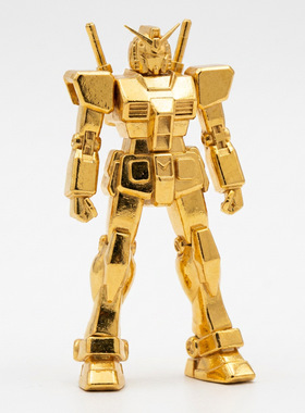 实心黄铜元祖高达 RX78 摆件复古做旧铜茶宠机甲机器人桌面手办动