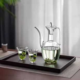 耐高温泡茶壶玻璃贵妃壶茶壶宋代绿茶专用泡茶器仿宋执壶中式茶具