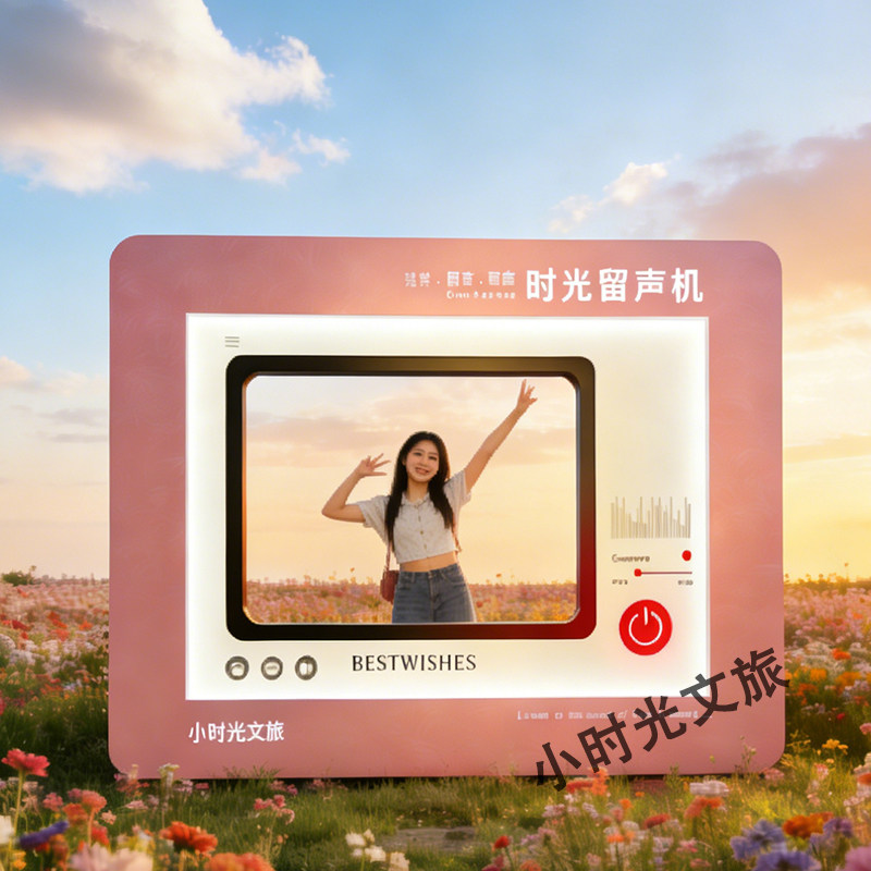 户外景区网红打卡电影相框摆件营装饰摆件
