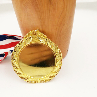 奖牌双光马拉松运动会比赛奖牌制作奬牌金属奖章挂带幼儿园金牌