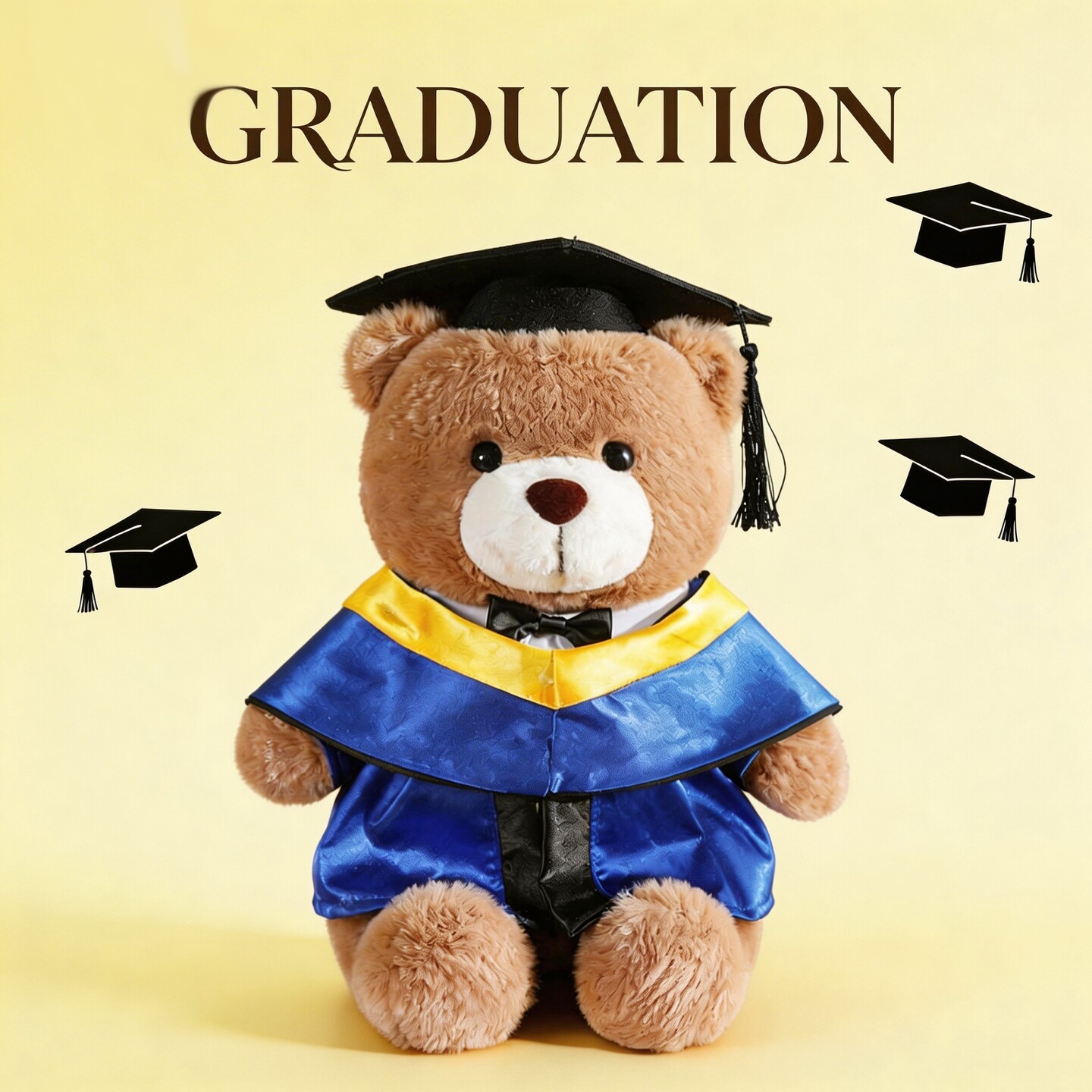 毕业礼物幼儿园博士熊公仔小熊玩偶毛绒玩具学士服泰迪熊男生女生