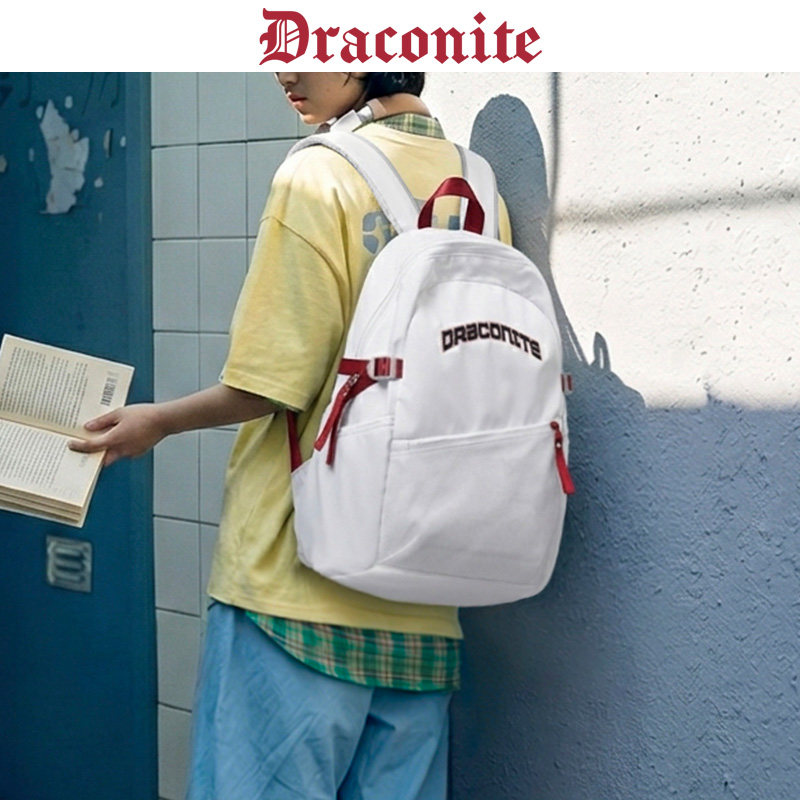DRACONITE太空漫游美式初中生书包女大学生双肩包男旅行高中背包