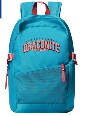 DRACONITE2024电脑包大容量背包男女学生双肩包初高中生书包蓝色