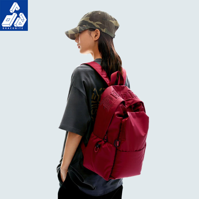DRACONITE新款红色双肩包女大容量轻便学生书包简约电脑背包户外,箱包皮具/热销女包/男包,双肩背包,淘宝优惠券,粉丝福利购,淘宝优惠卷