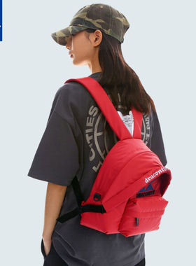 DRACONITE旅游轻便迷你双肩包休闲红色小书包大学生通勤旅行背包