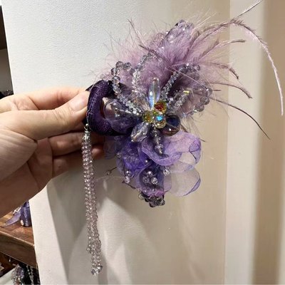 西子重工水晶鸵鸟毛 高级大抓夹，新品上市