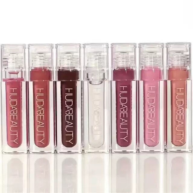 现货Huda Beauty新品镜面唇釉 超高光泽度 foxy/bombshell/honey