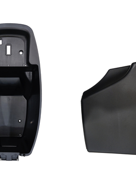 台铃电动车配件优豪优跑版KD座桶/LP-K3/PP/黑色/马桶电池箱优骏