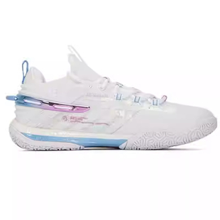 LiNing李宁羽毛球鞋 AYAV011 贴地飞行PRO棉花糖配色专业比赛运动鞋