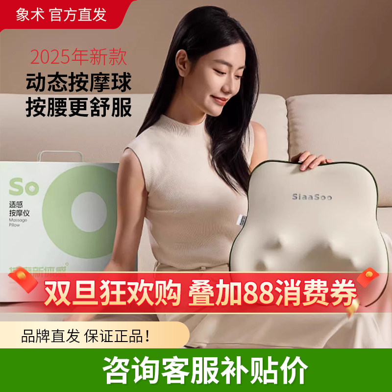 象术W4腰部按摩器背部按摩靠垫