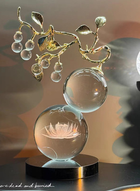 轻奢简约现代招财葫芦摆件客厅酒柜装饰品摆件搬新家礼品