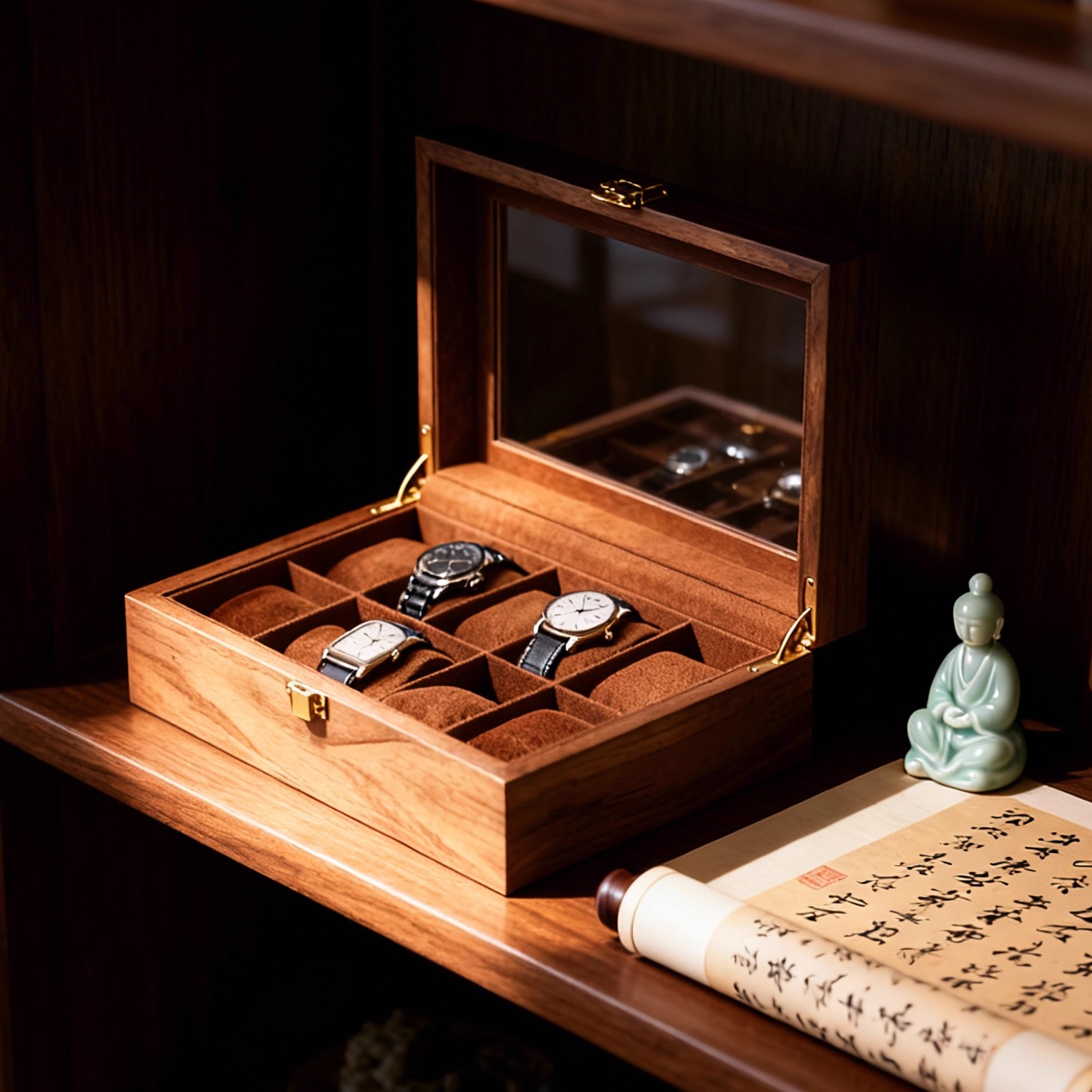 中古风表盒收藏收纳盒