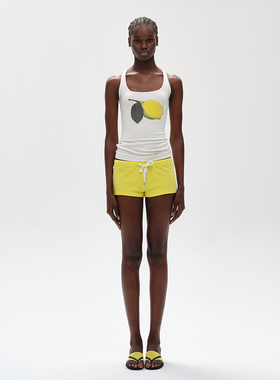 SansFrontieres 活力夏日 ‘The Lemon’ 黄柠檬印花背心