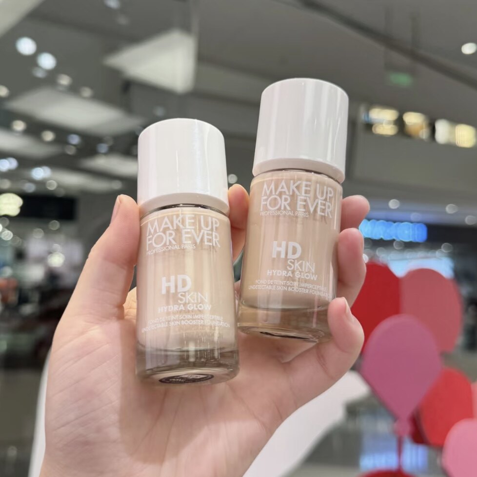 MUF玫珂菲新款HD氧气高清无痕持妆水光粉底液 保湿持久 30ML