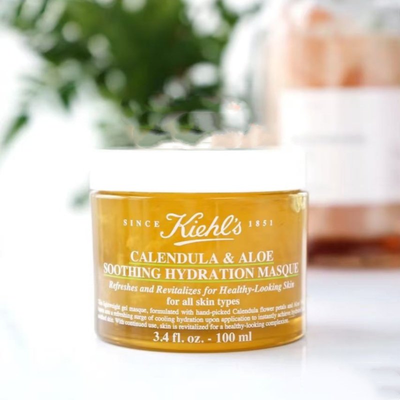 科颜氏金盏花面膜100ml温和补水收缩毛孔 高保湿舒缓修复啫喱冻膜