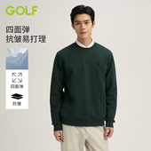 GOLF高尔夫Jeans系列春秋长袖 卫衣男无帽时尚 套头休闲圆领卫衣棉
