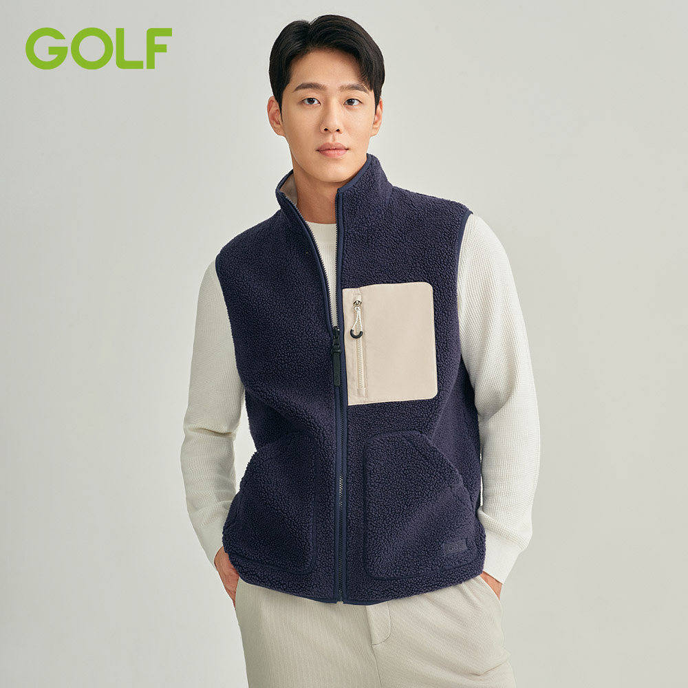 GOLF高尔夫双面穿马甲男25秋冬新款时尚立领户外防风保暖背心外套,男装,常规马甲,淘宝优惠券,粉丝福利购,淘宝优惠卷