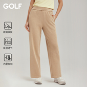 子25秋冬新款 抗皱保暖长裤 宽松时尚 GOLF高尔夫Jeans女裤 休闲裤 女