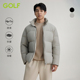GOLF高尔夫冬季 休闲面包服男 加厚羽绒服男保暖立领鸭绒外套时尚