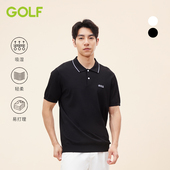 男士 针织衫 凉感伊力特超弹简约通勤商务短袖 GOLF高尔夫夏季 Polo衫