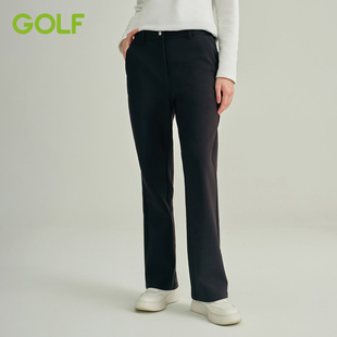 百搭直筒休闲裤 GOLF高尔夫女裤 时尚 微弹防风保暖长裤 女 25秋冬新款