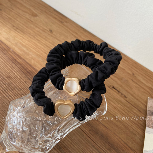 小巧精致猫眼石小肠发圈头饰女