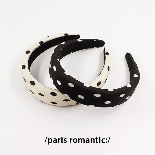 日韩波点海绵发箍高颅顶波点头扣