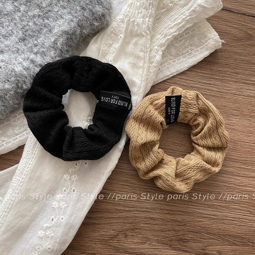 韩版秋冬毛线发圈耐用小肠圈发绳