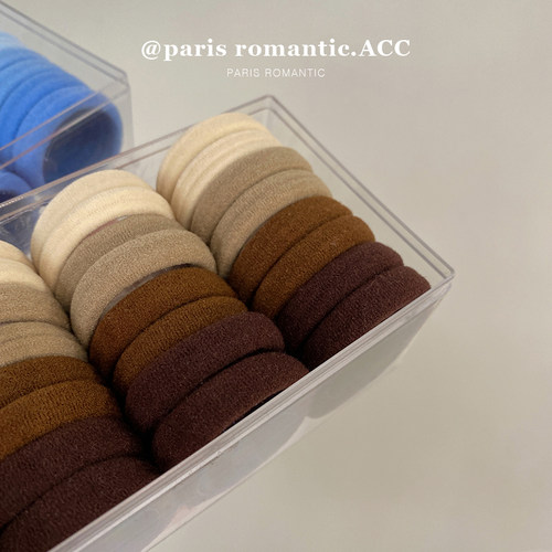 32根盒装发绳日韩彩色扎头发皮筋