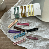 6个装 韩国磨砂bb夹子碎发刘海夹侧边夹简约后脑勺大号发夹头饰女