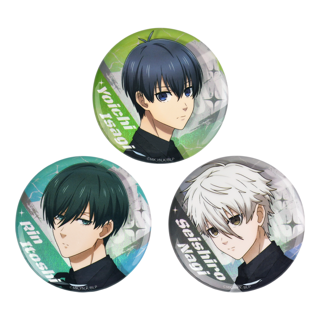 次元汇 蓝色监狱 炫彩拉丝西服ver.徽章周边 洁世一凪糸师凛 动漫