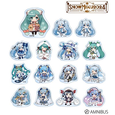 【日谷】ARMABIANCA 初音未来SNOW MIKU 2024 亚克力贴无特典盒蛋