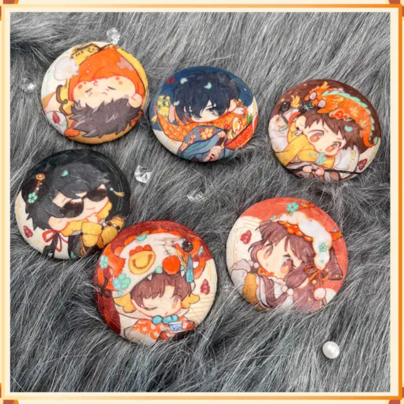 盗墓笔记DMBJ 有龙则灵周边 徽章一寸照立牌 张起灵吴邪 二次元