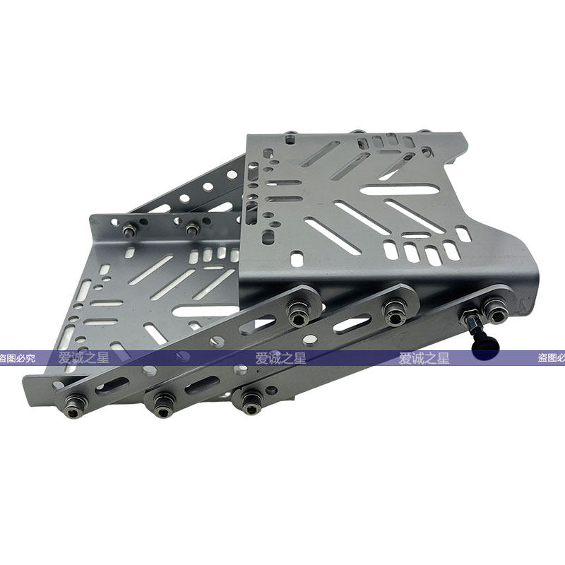 不锈钢伸缩货架后备箱电动车重心前移左右支架铝合金尾箱可做后靠