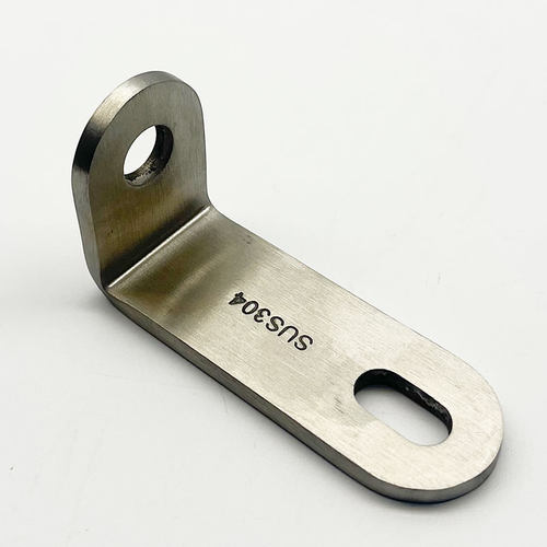 304L型角码转接加固摩托车货架电车支架射灯手机安装90度折弯拉丝