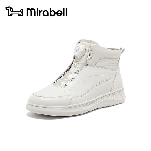 Mirabell/美丽宝冬季商场同款小白鞋女高帮厚底时装靴B6P29DD5