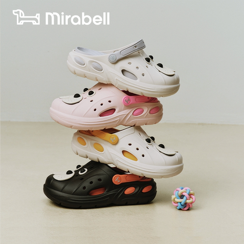 Mirabell2026夏洞洞鞋女新款厚底踩屎感休闲外穿半拖W2C01BP6