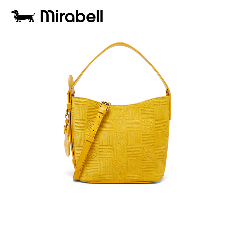 Mirabell/美丽宝春秋季商场同款维尼小熊联名款时尚水桶包