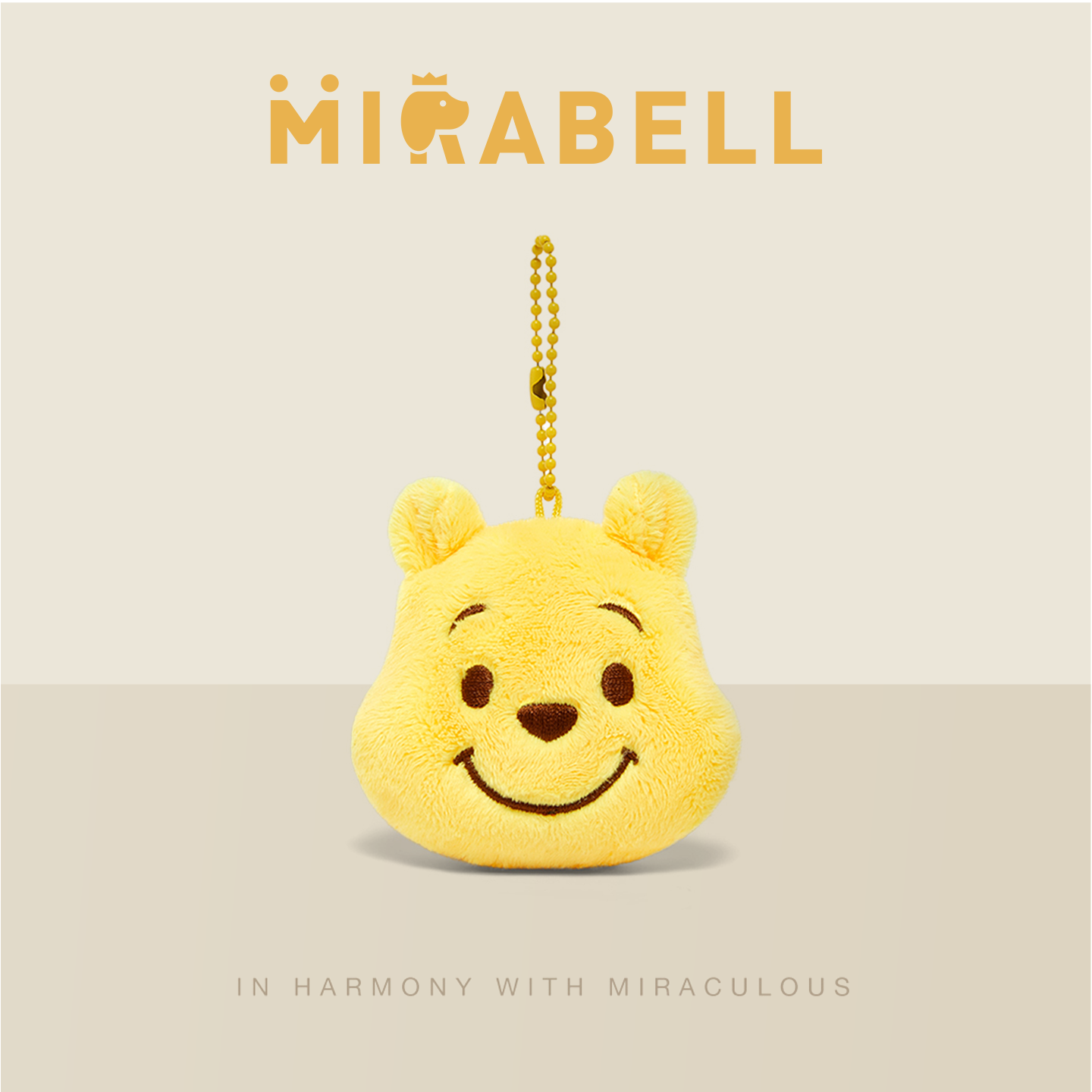 Mirabell/美丽宝2025秋季商场同款维尼公仔挂件CRM04EP5