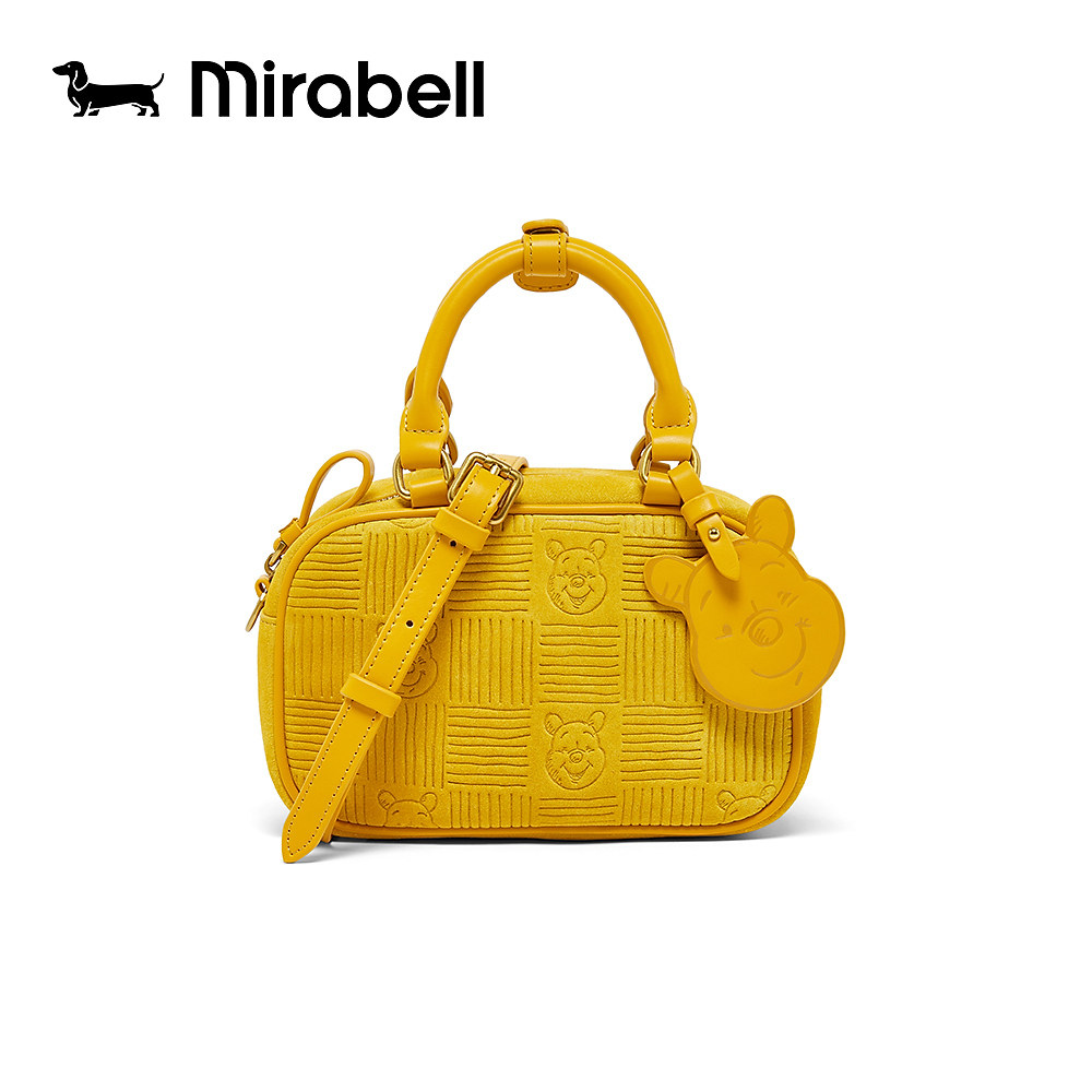 Mirabell/美丽宝春秋季商场同款维尼小熊联名款斜挎保龄球包