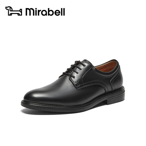 Mirabell/美丽宝商场同款春新款德比鞋男英伦风休闲皮鞋男