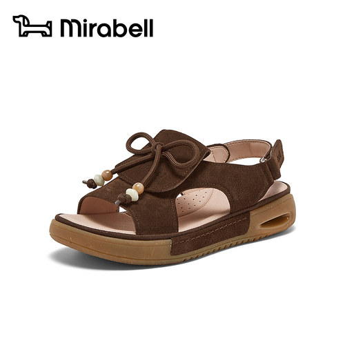 Mirabell2026夏新款厚底凉鞋女呼吸鞋软木底防滑沙滩鞋B8K25BL6