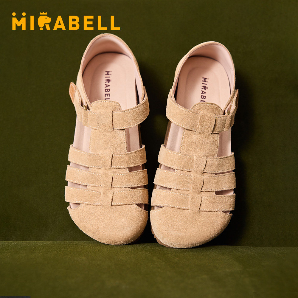 瑞士卷Mirabell/美丽宝2025夏新罗马凉鞋女底勃肯软木女真皮凉鞋,女鞋,勃肯鞋/软木鞋,淘宝优惠券,粉丝福利购,淘宝优惠卷