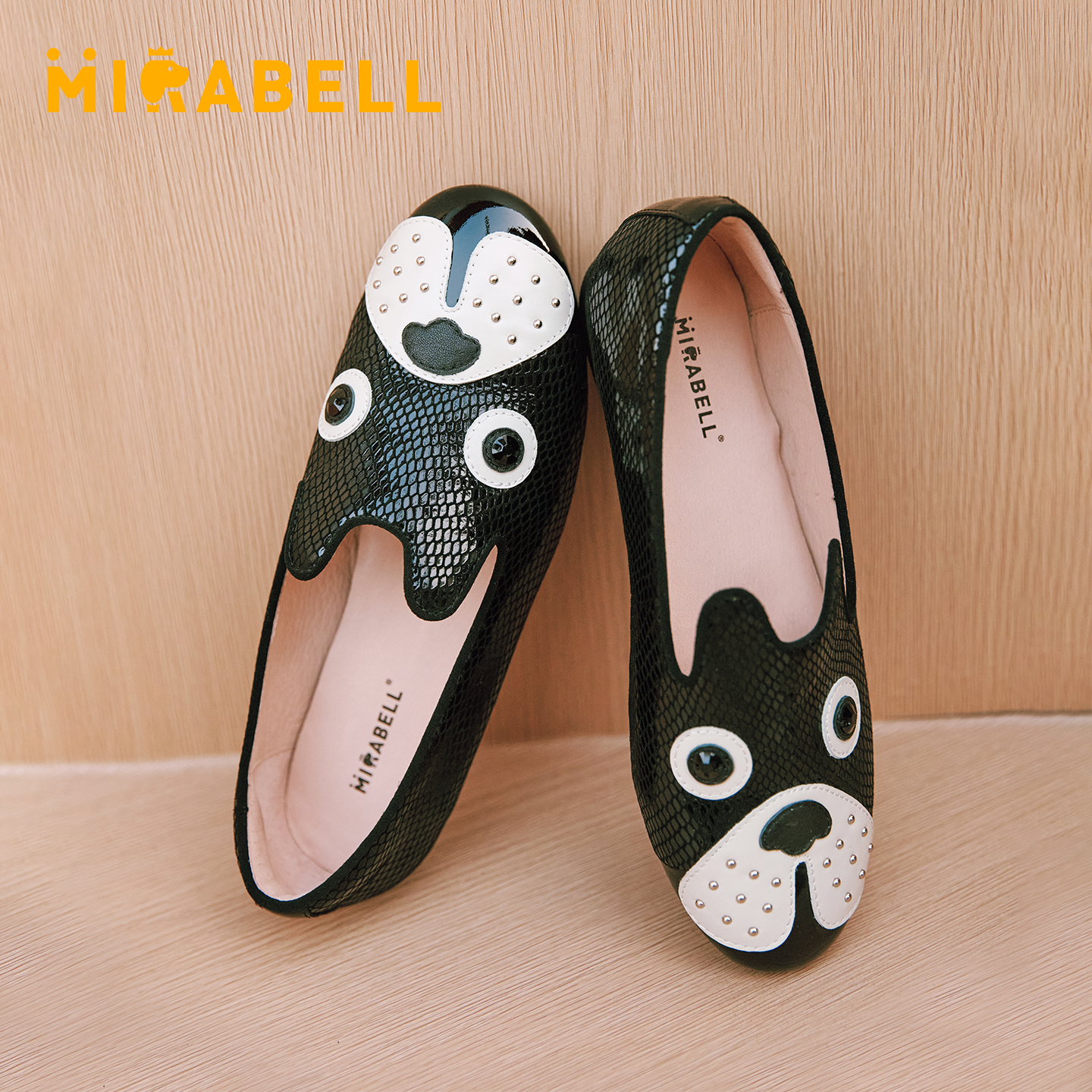 大眼狗Mirabell2026春季新款女鞋萌趣狗狗乐福鞋女单鞋HAV33EAX,女鞋,乐福鞋（豆豆鞋）,淘宝优惠券,粉丝福利购,淘宝优惠卷